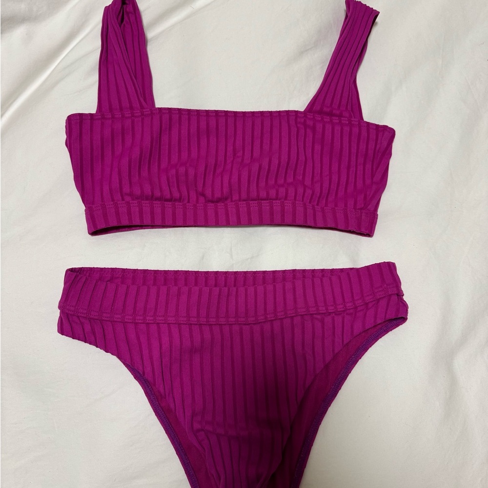 Billabong Ribbed Bikini Set
